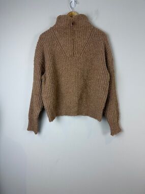 Elie Tahari Women's Cowl Neck Sweater in Tan